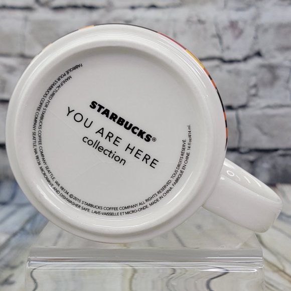 STARBUCKS HOUSTON You Are Here Collection Coffee Cup Mug 14 oz. Rodeo Skyline - Picture 5 of 6